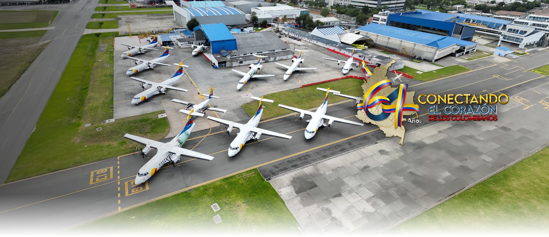 64 años volando por los colombianos, ¡Celebra con nosotros!