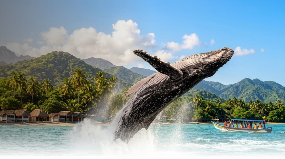 Las ballenas están llegando al Pacífico colombiano. ¡No te lo pierdas!