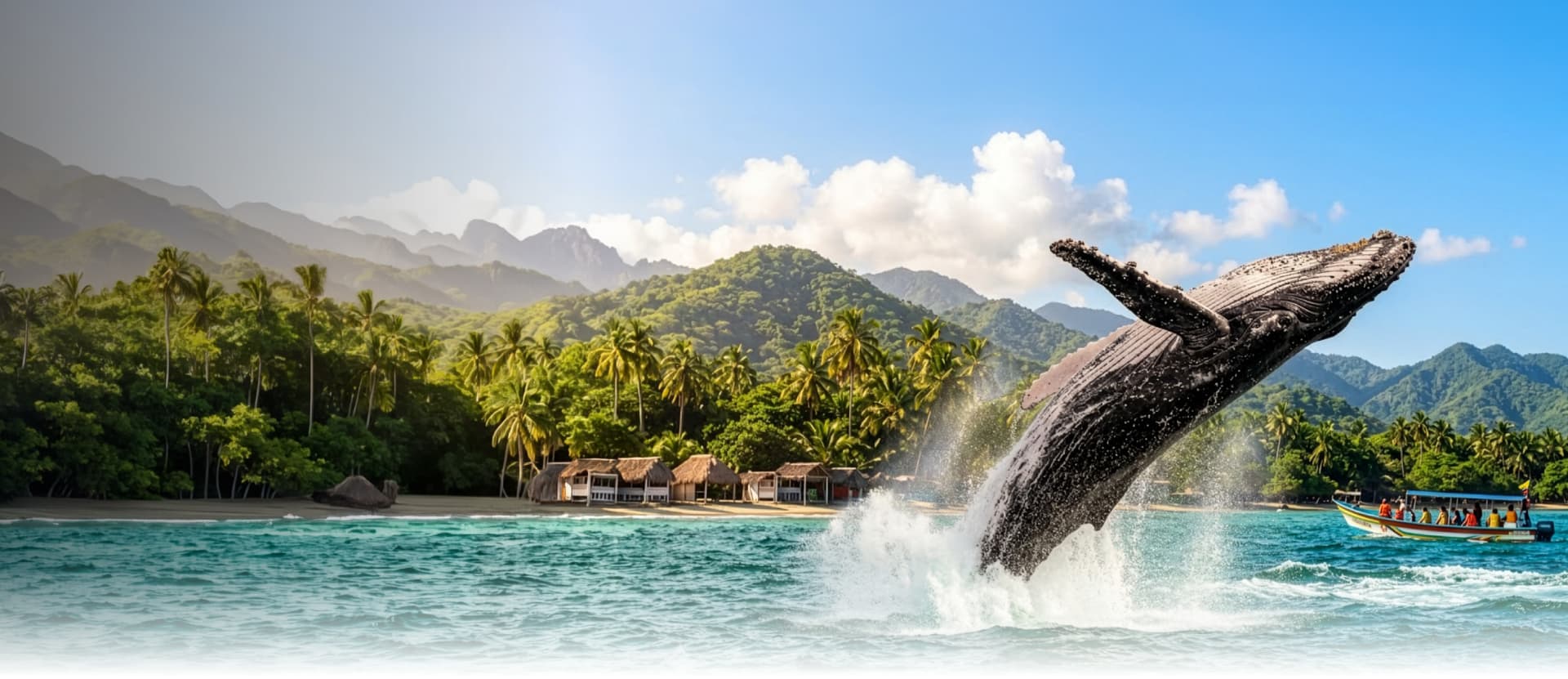 Las ballenas están llegando al Pacífico colombiano. ¡No te lo pierdas!