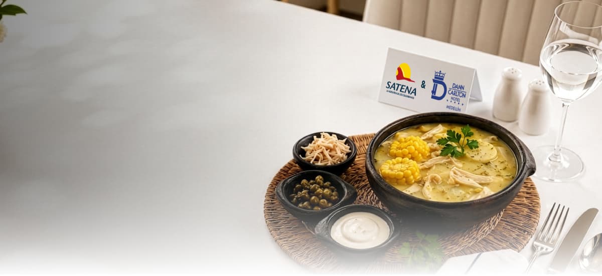 20% dto. en la carta del Festival de Cocina Colombiana en el Dann