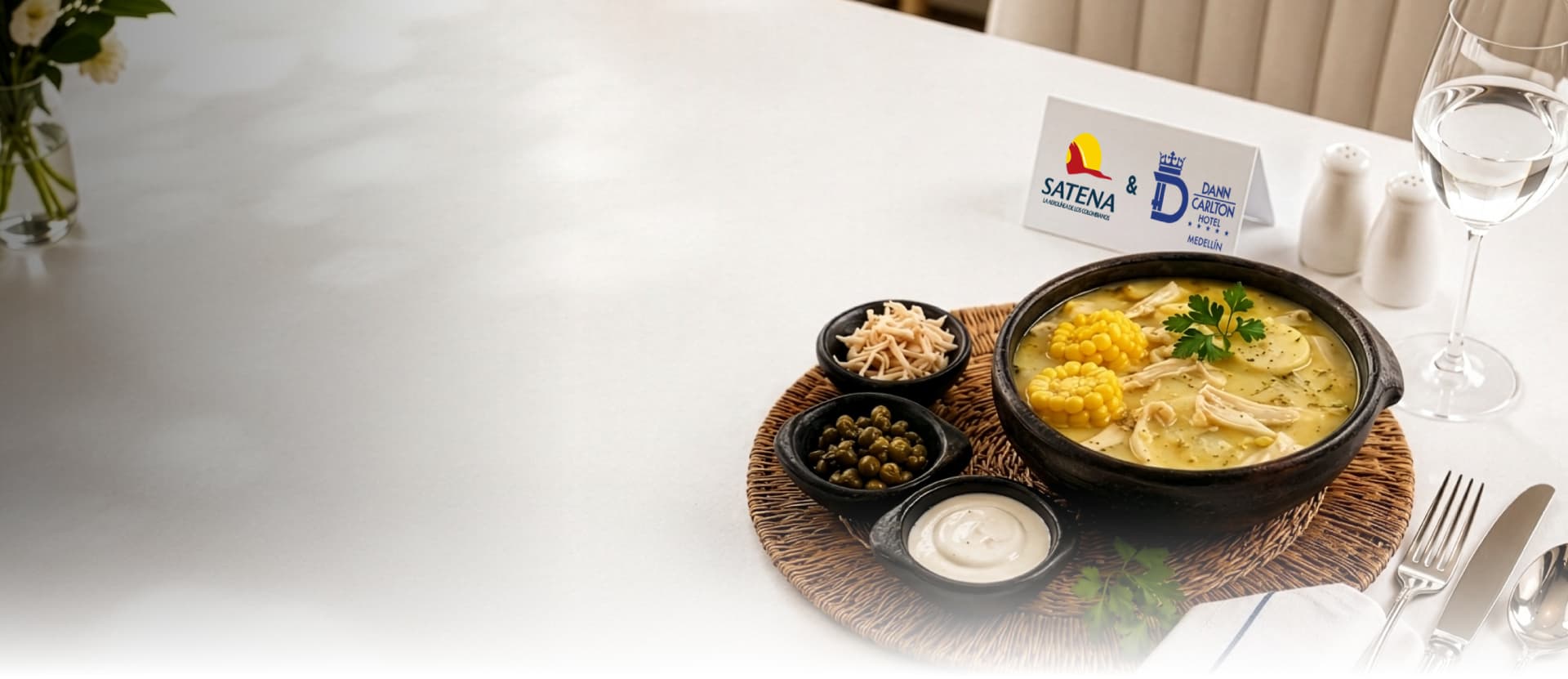 20% dto. en la carta del Festival de Cocina Colombiana en el Dann